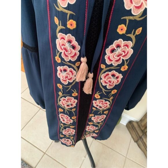 Umgee Floral Embroidered Dress - Picture 9 of 11